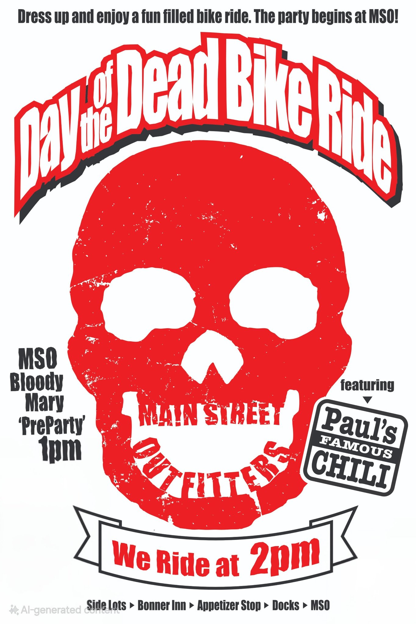 Day of the Dead Annual Bike Ride in Wauconda